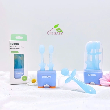 Set 3 Bàn Chải Đánh Răng Rơ Lưỡi Silicon Jubon cho Bé Sơ Sinh 0-18 Tháng, An Toàn, Thú Vị, Giá Ưu Đãi 54.432đ