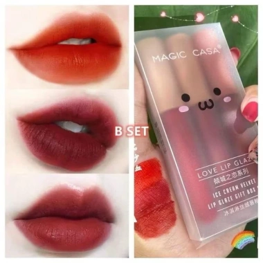 Set 3 Cây Son Kem Herorange Fluffy Lip Glaze Siêu Lì – Giá chỉ 54.000₫