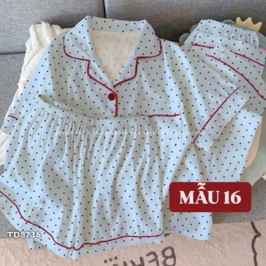 Sét 3 chi tiết áo, quần dài, quần sooc mặc nhà cực xinh - Giá ưu đãi 179k 8