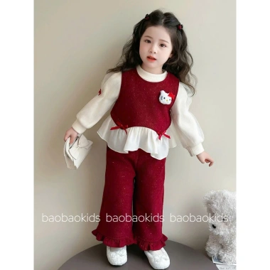 Set 3 Chi Tiết Đính Mèo Bông cho Bé Mặc Tết Giá 210.000đ - Tiết kiệm, Đồ trẻ em
