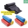 Set 3 cuộn 1kg Túi rác tự hủy 3 size EIG - Nhựa phân hủy, màu tùy chọn, 12.900 VND 7
