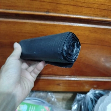 Sét 3 cuộn Túi đen đựng rác tự phân hủy - Nilon thân thiện môi trường, giá 7.900₫
