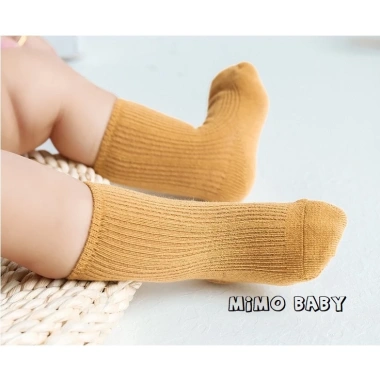 Set 3 đôi tất vớ trơn tone màu Hàn Quốc cho bé Mimo Baby T04 giảm còn 89.000 VND