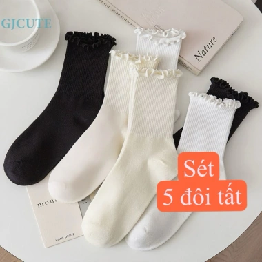 Sét 3 đôi vớ ren dễ thương cho nữ - trẻ trung năng động, giảm giá chỉ 8.900₫ 9