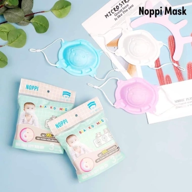 Set 3 khẩu trang gấu 3D cho bé 8 tháng-3 tuổi Noppi Mask giá chỉ 20.000