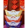 Set 3 khay thuyền Tết Happy New Year – Trang trí giỏ quà Tết, thiết kế tinh tế, đồ trang trí nội thất, giá ưu đãi 69.000₫