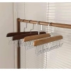 Set 3 móc quần áo gỗ đa năng treo Mũ Cà Vạt Áo con - Giá chỉ 35.000 VND 5