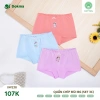 Set 3 Quần Chip Đùi Cotton Bé Gái 10-30kg Màu Ngẫu Nhiên Dokma Giá 107.000 VND