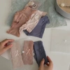 Sét 3 quần chip viền ren, quần lót su thạch không viền - 3 màu, free ship, 45k