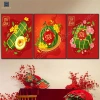Set 3 Tranh Dán Tường Đón Xuân 2.026 - Trang Trí Tết Nhà Hàng, Khách Sạn, Giá 135k 6
