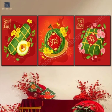 Set 3 Tranh Dán Tường Đón Xuân 2.026 - Trang Trí Tết Nhà Hàng, Khách Sạn, Giá 135k 6 Set 3 Tranh Dán Tường Đón Xuân 2.026 - Trang Trí Tết Nhà Hàng, Khách Sạn, Giá 135k 6