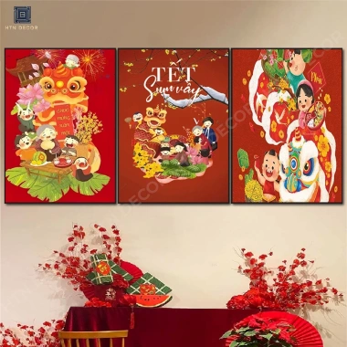 Set 3 Tranh Dán Tường Đón Xuân 2.026 - Trang Trí Tết Nhà Hàng, Khách Sạn, Giá 135k 7 Set 3 Tranh Dán Tường Đón Xuân 2.026 - Trang Trí Tết Nhà Hàng, Khách Sạn, Giá 135k 7