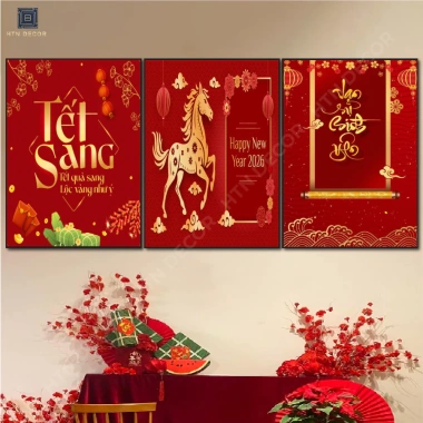 Set 3 Tranh Dán Tường Đón Xuân 2.026 - Trang Trí Tết Nhà Hàng, Khách Sạn, Giá 135k 9 Set 3 Tranh Dán Tường Đón Xuân 2.026 - Trang Trí Tết Nhà Hàng, Khách Sạn, Giá 135k 9