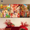 Set 3 Tranh Dán Tường Đón Xuân 2.026 - Trang Trí Tết Nhà Hàng, Khách Sạn, Giá 135k 10