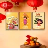 Set 3 Tranh Treo Tường Tết 2.026 Cao Cấp Trang Trí Tết Bính Ngọ HTN DECOR Giá Ưu Đãi 315.000 VND