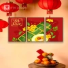 Set 3 Tranh Treo Tường Tết 2.026 Cao Cấp Trang Trí Tết Bính Ngọ HTN DECOR Giá Ưu Đãi 315.000 VND 2