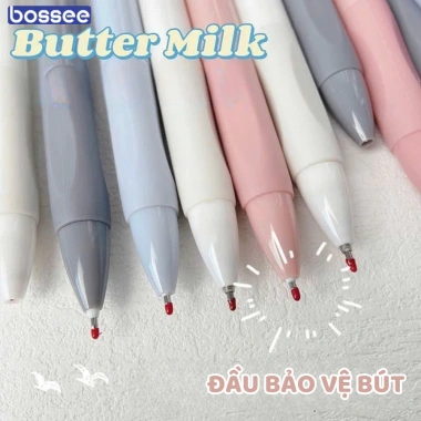 Set 30 bút bi gel ST viết trơn mực xanh và đen, chữ đẹp cho học sinh sinh viên 9