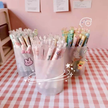 Set 30 Bút Mực Gel 0.5 Đen - Thiết Kế Xinh Xắn, Tiện Dụng Cho Học Sinh, Giá 103.999 VND