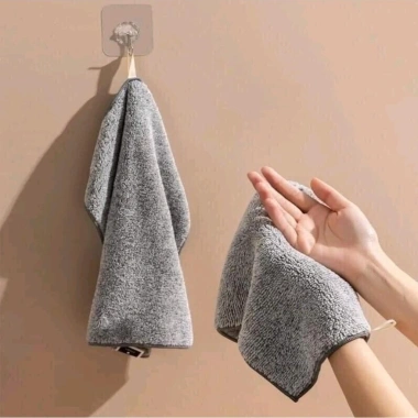 Set 30 Khăn Lau Bếp 23x23 Than Tre Đa Chức Năng, Bông Dày Thấm Nước, Treo Tường - Giá 69.000 VND