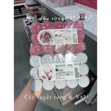 Sét 30 Nến thơm IKEA - Hàng chính hãng, Không độc hại, Giá 179.000đ Giảm 37k 2