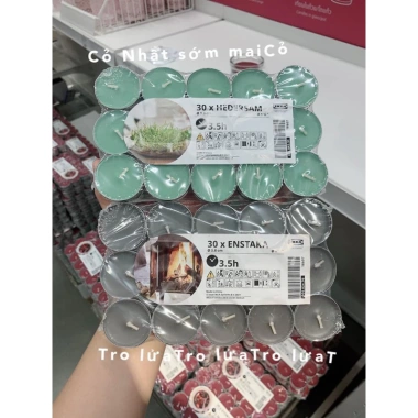 Sét 30 Nến thơm IKEA - Hàng chính hãng, Không độc hại, Giá 179.000đ Giảm 37k 5