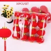 Sét 30 quả cầu đỏ nhung treo tết – cây mai, cây đào Bính Ngọ 2.026, 55.000₫ 3