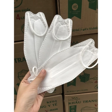 Set 300 chiếc (30 túi) khẩu trang 4 lớp KF94 chống bụi mịn, kháng khuẩn - 170k 5