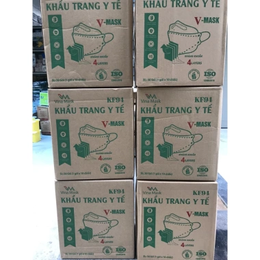 Set 300 chiếc (30 túi) khẩu trang 4 lớp KF94 chống bụi mịn, kháng khuẩn - 170k 6