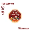 Set 35 tem dán Tết - Đã cắt sẵn, nhãn bóc dán chúc mừng Năm Mới 2.025, 18.000₫ 5