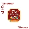 Set 35 tem dán Tết - Đã cắt sẵn, nhãn bóc dán chúc mừng Năm Mới 2.025, 18.000₫ 8