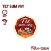 Set 35 tem dán Tết - Đã cắt sẵn, nhãn bóc dán chúc mừng Năm Mới 2.025, 18.000₫ 10