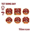 Set 35 tem dán Tết đầy, cắt sẵn kích thước chuẩn - Nhãn chúc mừng Năm Mới 2.025