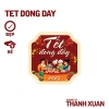 Set 35 tem dán Tết đầy, cắt sẵn kích thước chuẩn - Nhãn chúc mừng Năm Mới 2.025 8