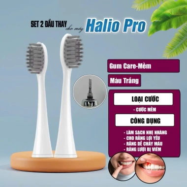 Set 3/5/7 Đầu Bàn Chải Thay Thế Halio Pro Sonic Whitening - Giá 38.000₫ 9 Set 3/5/7 Đầu Bàn Chải Thay Thế Halio Pro Sonic Whitening - Giá 38.000₫ 9