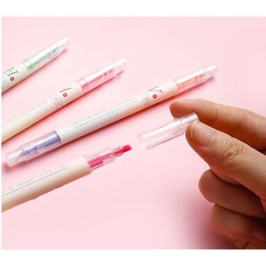 Set 3/6 bút highlight 2 đầu Pastel HI02 - Bút nhớ nhiều màu, giá 11.900đ 3 Set 3/6 bút highlight 2 đầu Pastel HI02 - Bút nhớ nhiều màu, giá 11.900đ 3