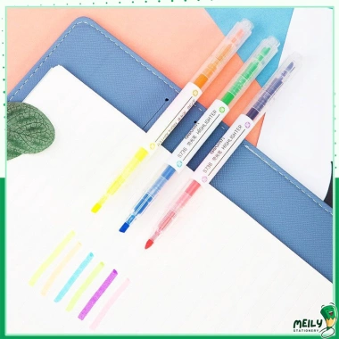 Set 3/6 bút highlight 2 đầu Pastel, nhiều màu, bút nhớ MEILY, giá ưu đãi 11.250 VND 6 Set 3/6 bút highlight 2 đầu Pastel, nhiều màu, bút nhớ MEILY, giá ưu đãi 11.250 VND 6