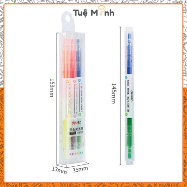 Set 3/6 Bút Highlight 2 Đầu Pastel VPPTUEMINH - Nhiều Màu, Giá 10.350₫