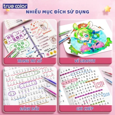 Set 36 màu bút gel kim tuyến lấp lánh - Highlight, đánh dấu, chỉ 125.000₫ 2