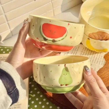 Set 4 bát con sứ hình trái cây – bát ăn dặm cho bé, quà tặng, chỉ 45.000đ 9 Set 4 bát con sứ hình trái cây – bát ăn dặm cho bé, quà tặng, chỉ 45.000đ 9