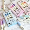 Set 4 Bút Dạ Quang Morandi: Nhiều Màu, Sức Chứa Lớn, DIY Trang Trí Sổ Tay Học Sinh