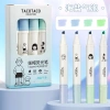 Set 4 Bút Dạ Quang Morandi: Nhiều Màu, Sức Chứa Lớn, DIY Trang Trí Sổ Tay Học Sinh 7