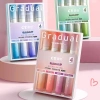 Set 4 Bút Dạ Quang Pastel Gradient - Đầu mềm, highlight sách học sinh, 20.000đ