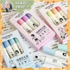 Set 4 Bút Highlight Mini TacoTaco Hidari - Bút Dạ Quang Đậm, Giá Ưu Đãi 27k