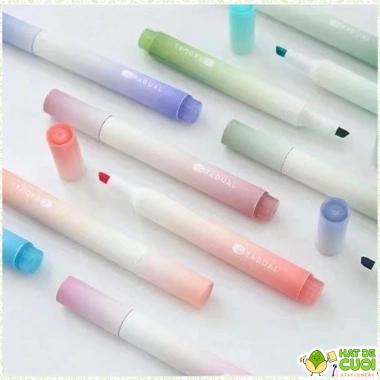 Set 4 bút highlight Pastel Trendy Gradual HI09 - Đánh dấu dạ quang màu dịu mắt, chỉ 25.300₫
