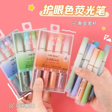 Set 4 Bút Nhớ Dòng Highlight Pastel Bảo Vệ Mắt - Bút Dạ Quang Cute TZ007 22.681₫