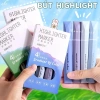 Set 4 bút nhớ highlight dạ quang gradient Màu xinh tông sáng giá ưu đãi 36.260₫