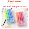 Set 4 bút nhớ Highlight Dạ Quang Pastel VPP KAMI - giá sỉ 35.000đ (gốc 43.050đ)