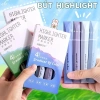 Set 4 Bút Nhớ Highlight Gradient Pastel, mực đều tươi sáng, chất lượng cao, đa chức năng, giá ưu đãi 36.260 VND 2