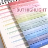 Set 4 Bút Nhớ Highlight Gradient Pastel, mực đều tươi sáng, chất lượng cao, đa chức năng, giá ưu đãi 36.260 VND 3
