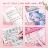Set 4 Bút Nhớ Highlight Gradient Pastel, mực đều tươi sáng, chất lượng cao, đa chức năng, giá ưu đãi 36.260 VND 6